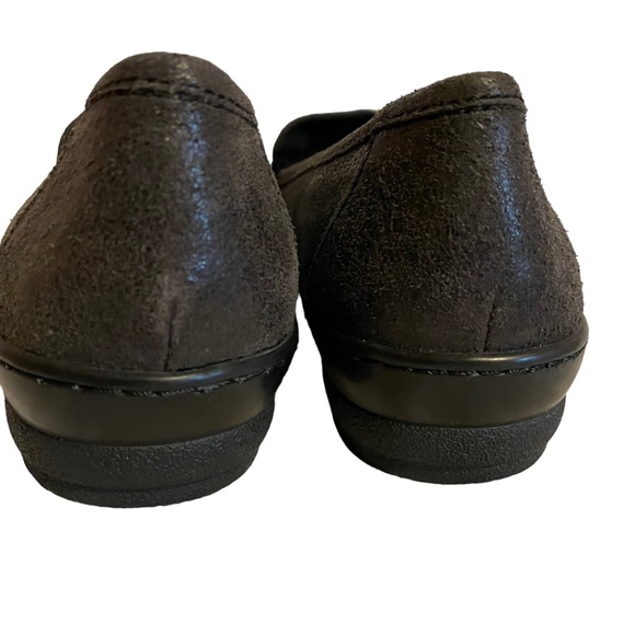 David Tate Leather Suede Slip-on Loafer Gun Metal Gray Comfort Woman’s Size 6 DT - Picture 12 of 16